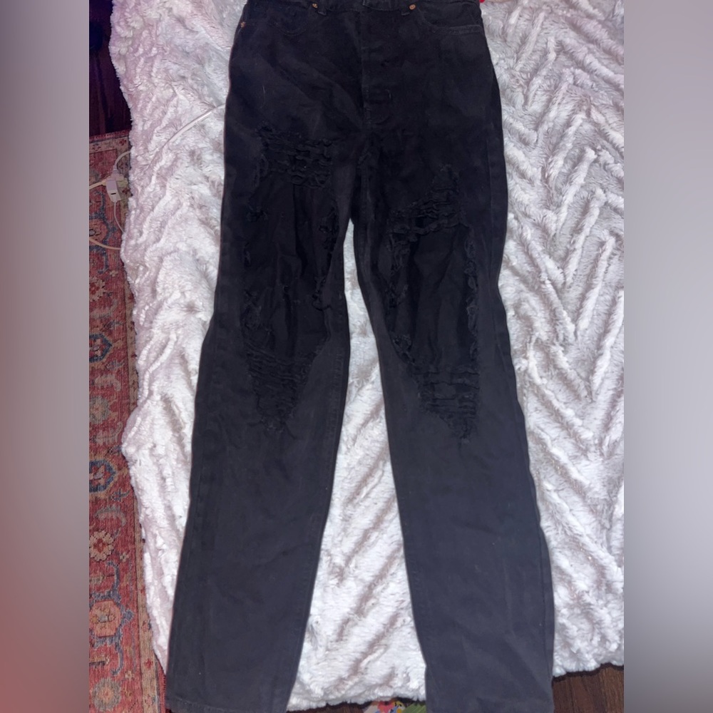 PACSUN YK RIPPED JEANS